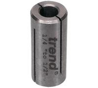 Trend Manguito de Pinza, Manguito de Reducción de 6.35mm a 12mm para Cortadores de Vástago Más Pequeño, CLT/SLV/6312