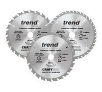 Trend Pack de Hojas de Sierra CraftPro para Sierras Sin Cable, 165x20mm, 24T/40