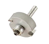 Trend Profesional Fresa de Rebaje con Rodamiento Guiado, Mango de 1/4 Pulgada, Diámetro de Corte de 35mm, Longitud de Corte de 12.7mm, metal duro (TCT), 46/39X1/4TC