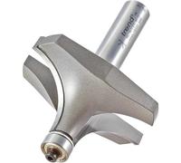 Trend - rodamiento guía Ovolo cortador 25,4 mm Radio - 46/18 x 1/2tc - Plata
