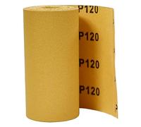 Trend Rollo de lija de óxido de aluminio, grano 120, 115 mm de ancho x 5 metros de largo, resistente y duradero, papel de lija antiobstrucciones, AB/R115/120A