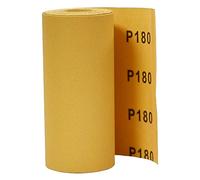 Trend Rollo de lija de óxido de aluminio, grano 180, 115 mm de ancho x 5 metros de largo, resistente y duradero, papel de lija antiobstrucciones, AB/R115/180A