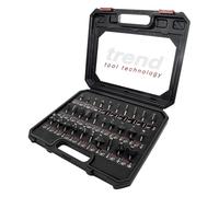 Trend SET/SS31 X 1/4TC cortador de Router Set - Plata/Negro (30 piezas)