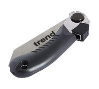 Trend Sierra Plegable a Corte al Ras 120 mm Hoja Acero Carbono | Ideal para cortar clavijas y uniones al ras, con hoja de acero al carbono 120 mm, FFS/120