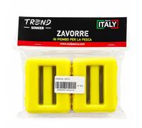 Trend Sinker Plomo submarino plastificado de 1 kg - Lastre submarino para buceo, apnea y pesca en apnea, peso submarino ergonómico - Kit de plomo submarino de 1 a 6 kg fabricado en Italia