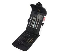 Trend Snappy Juego de 22 piezas de accesorios para cocina y puertas con metal duro (TCT) con soporte para herramientas, sistema de taladro de liberación rápida, SNAP/TH6/SET