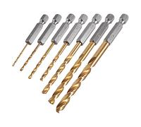 Trend Snappy Juego de Brocas Hexagonales Métricas de 7 Piezas, Adecuado para Metal, Madera y Plásticos, Snap/HD/Set