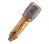 Trend Snappy Puntas Phillips Nº2 25 mm TiN, 10 piezas, liberación rápida