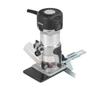 Trend T1 Fresadora compacta con base de recorte, pinza 8 mm, 710W, 230V