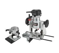 Trend T1 Fresadora de Doble Base, Pinza de 8mm, 710W, 230V, Herramienta de Corte de Precisión Compacta para Carpintería, T1EPS/EURO