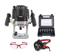 Trend T8 Kit inicio router inmersión 12 mm 230V, 6 fresas Air Stealth