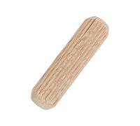 Trend Tacos de madera de haya, paquete de 50, 8 mm de diámetro x 30 mm de longitud, ranurados para pegar eficientemente MDF y aglomerado, DWL/2/50