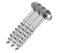 Trend Tornillo de agujero de bolsillo grueso n.° 8 x 37 mm, tornillos autorroscantes para madera, de rosca cuadrada gruesa, PH/8X37/200C, paquete de 600