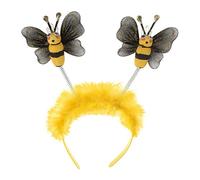 TrendandStylez Diadema con sensor de abejas para mujeres y niños - tu accesorio de disfraz para abeja maya y abejorro, divertido tocado con antenas que se mueven para carnaval, carnaval y fiesta