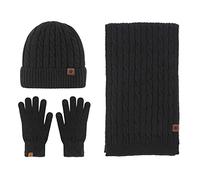 trendbris Juego de guantes y gorros, para hombre y mujer
