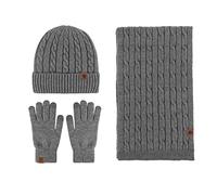 trendbris Juego de guantes y gorros, para hombre y mujer