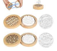Trendecor 4 piedras aromáticas para aceites esenciales, difusor de aceites esenciales, pequeño con 2 cajas de madera para ahumado, para aromaterapia en coche y dormitorio