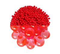 trendfinding 100 g gránulos Decorativos de retención de Agua Rojo, granulometría 6-8 mm, decoración para Flores y Plantas, 10 litros Muy económico, Uso versátil