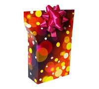 trendfinding Caja de regalo con roseta para papel de regalo, caja de cartón para regalo (Pop, 48)