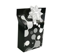 Trendfinding Caja de regalo con roseta para papel de regalo, caja de cartón para regalo (retro, 12)