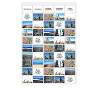 Trendfinding Cortina de foto de 10 x 15 cm, formato horizontal y vertical, para soporte de imágenes (50 foto)