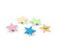 Trendform first4magnets Surtidos Populares Forma Oficina imanes Color Estrellas (1, 5 Unidades), Color Plateado