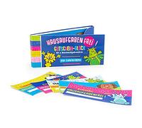 Trendhaus 601469 Sistema de recompensa para niños, 100 Tarjetas de Trabajo para Estudiantes, Multicolor