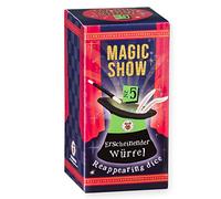 TRENDHAUS 957856 Magic Show nº 5 [Cubo Aparecido], Trucos de Magia sorprendentes para niños a Partir de 6 años, Incluye Videos en línea, Multicolor, Trick nr.5