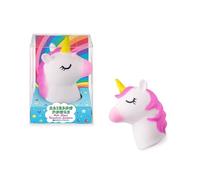 TRENDHAUS 969101 - Unicornio antiestrés Rainbow Power, Aprox. 10,8 cm, Squishy con Forma de Unicornio, Pelota antiestrés para niños y Adultos