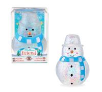 TRENDHAUS Magic Moments 968913 - Muñeco de Nieve con Purpurina, 5,8 x 8,3 x 5,5 cm, diseño de muñeco de Nieve, Bola de estrés para niños y Adultos