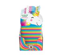 TRENDHAUS Rainbow Power 968036 - Goma de Saltar de 5 m de Largo en Colores arcoíris, Incluye Instrucciones (Idioma español no garantizado), Juego para niños para Interior y Exterior