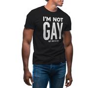Trending I'm Not Gay but 20 is 20 Euro Camiseta de Hombre Negra Size L