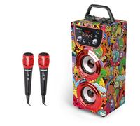 Trendix - Karaoke Infantil Monster Club | Altavoz con Microfono | Altavoz Bluetooth con Microfono Radio FM, USB Y SD | Karaokes Niña y Niño | Regalos Comunion Niña