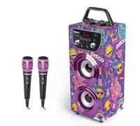 Trendix - Karaoke Infantil Top Singer | Altavoz con Microfono | Karaoke 2 Microfonos Radio FM, USB, Bluetooth Y SD | Karaokes Niña Y Niños | Regalos Comunion Niña