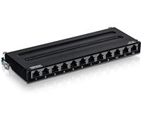 TRN TC-P12C6AS - Panel de conexiones, 12 puertos, Cat.6a