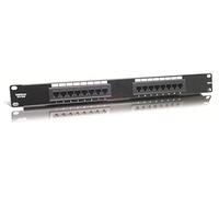 Trendnet 16-port Cat6 Unshielded Patch Panel - Bahía de entrada (1000Base-T, Ethernet/Fast Ethernet/Gigabit Ethernet, Cat6, ANSI/EIA/TIA 568-B.2-1 ISO/IEC 11801)