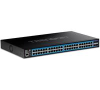 Trendnet conmutador inteligente gigabit web de 52 puertos con puertos