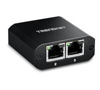 TRENDnet Divisor Gigabit de 2 Puertos con alimentación USB Tipo C, TEG-102S, Divide una conexión de Red en Dos, Cable de alimentación USB Tipo C Incluido, Cumple con NDAA y TAA