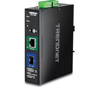TRENDnet Industrial 10G SFP+ to 10G PoE++ Media Converter, TI-BF711SFP
