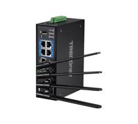 TRENDnet Industrial AC1200 TI-W100 - Enrutador de Doble Banda inalámbrico, Color Negro