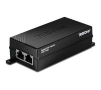 TRENDnet Inyector Gigabit PoE+, TPE-114GI, suministra PoE (15.4 W), PoE+(30 W), dispositivo PoE de red A de hasta 100 m, Plug & Play, cumple con NDAA y TAA, negro