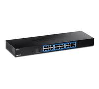 TRENDnet Switch TEG-S25 de 24 puertos RJ-45 Gigabit 10/100/1000 Montaje en rack