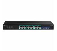 Trendnet switch gestionable tpe-30284 24 puertos/ rj-45 gigabit 10/100/1000/ poe/ sfp
