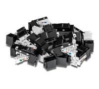 TRN TC-K25C6BK - KEYSTONE Cat.6 90° sin herramientas, 25 piezas
