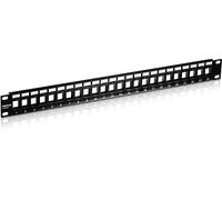 TRENDnet, TC-KP24, Panel de conexión Keystone Ciego de 24 Puertos, 1U, Recomendado con Conectores Keystone Cat6 TC-K25C6 y TC-K50C6 (se Venden por Separado)