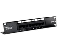 TRENDnet, TC-P08C5E, Panel de conexión sin blindar (Cat 5e y 8 puertos)