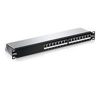 TRENDnet, TC-P16C6AS, Panel de conexión blindado Cat6A 1U de 16 Puertos, Carcasa metálica 1U de 19", Compatible con 10G, Cat5e, Cat6 y Cat6A
