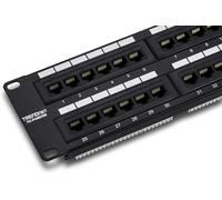 TRENDnet TC-P48C5E 48-Port Hasta Cat5E Rj45 2U en Rack Panel Parche sin Blindaje