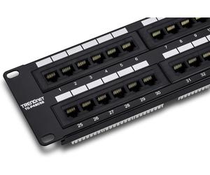 TRENDnet TC-P48C5E Panel De Parcheo 48 Puertos 2U Sin Blindaje