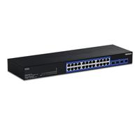 Switch TRENDnet TEG-30262 24 Puertos Gigabit con 2 SFP+ 10G 88 Gbit/s